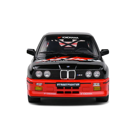 BMW E30 M3 Drift Team Advan 1990 (Black & Red) | Solido 1:18 | Diecast