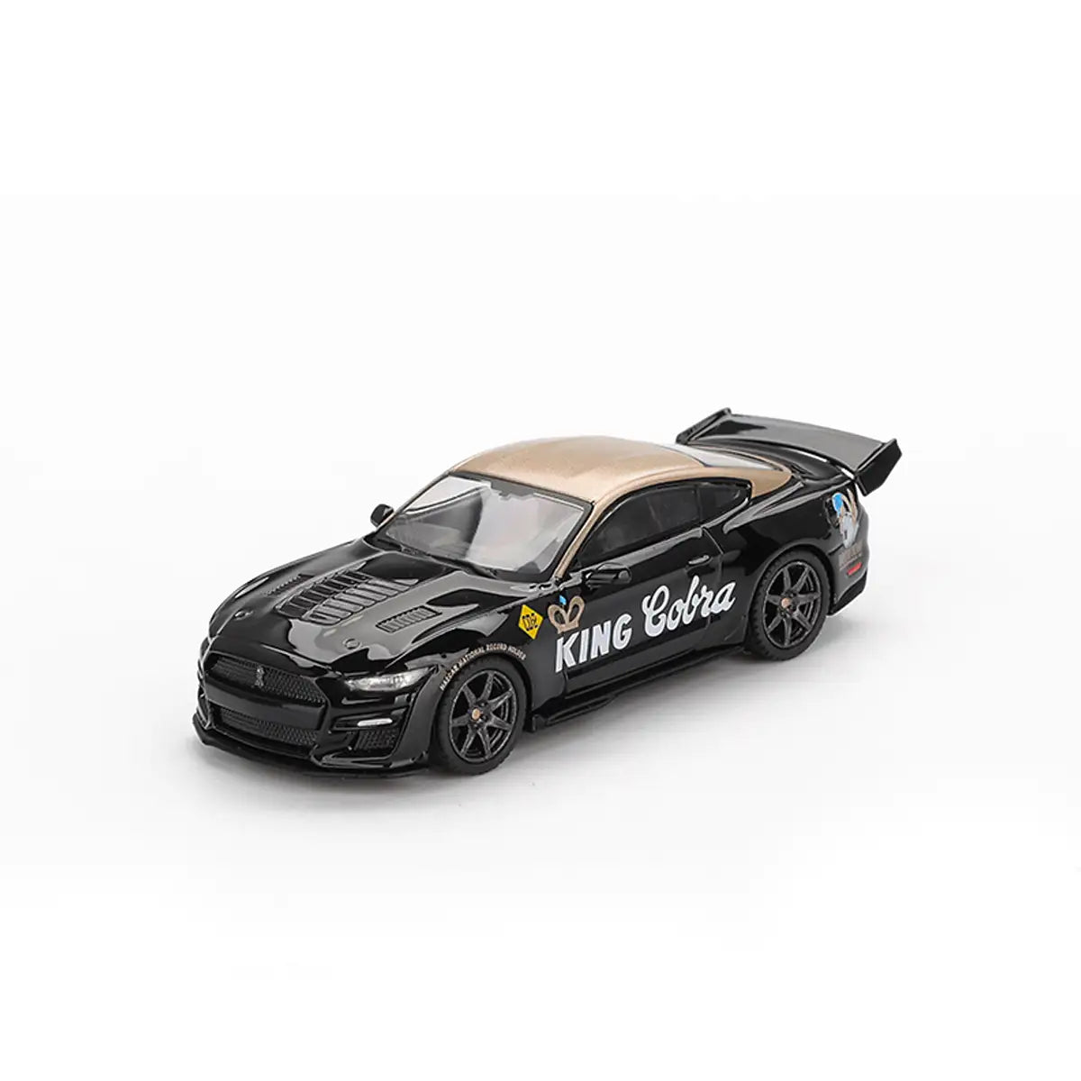 Shelby GT500 Dragon Snake Concept "King Cobra" (Black/Gold) | Mini GT 1:64 | Diecast