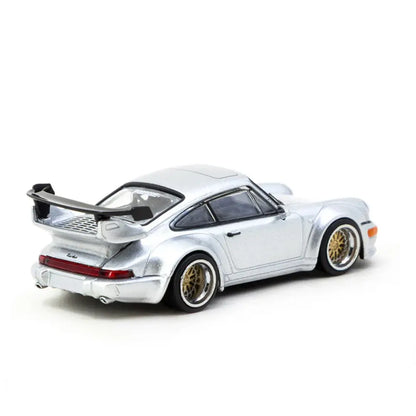 Porsche 911 (964) RWB Coupe 1993 (Silver Metallic) | Tarmac Works 1:64 | Diecast