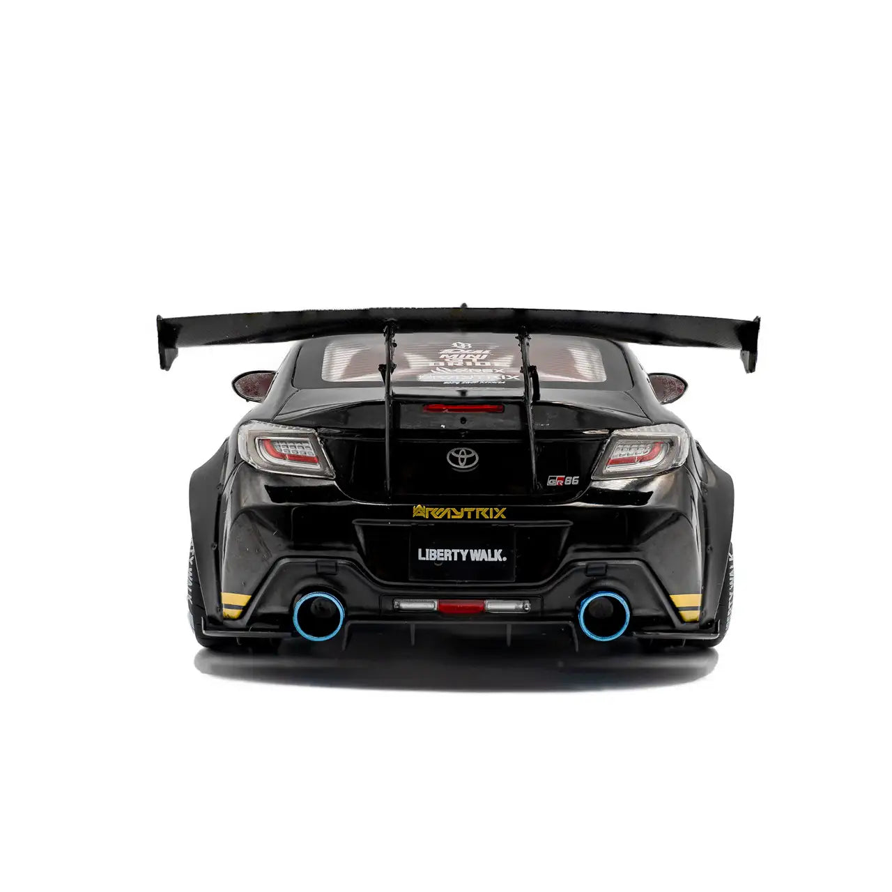 Toyota GR86 Liberty Walk Body Kit 2024 (Black & Gold) | Solido 1:18 | Diecast