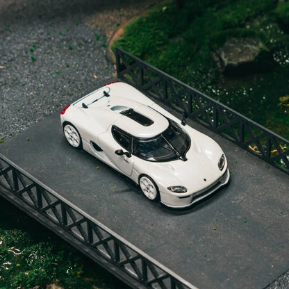 Koenigsegg CC850 (White) | Tarmac Works 1:64 | Diecast