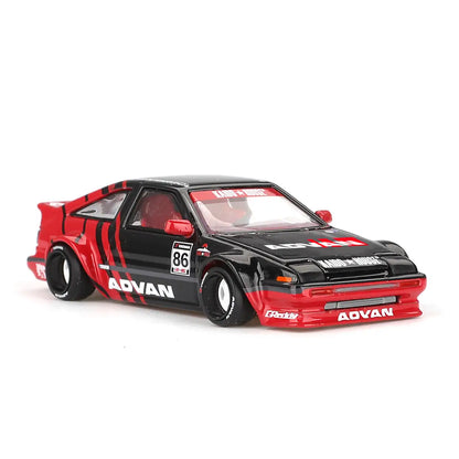 Toyota AE86 Sprinter Trueno "Kaido ADVAN" (Red/Black) | Kaido House x Mini GT 1:64 | Diecast