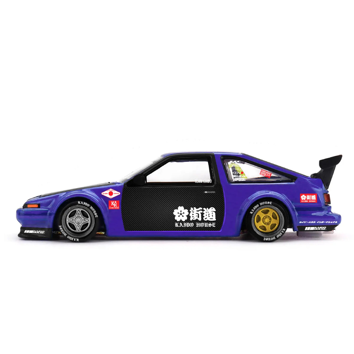 Toyota AE86 Sprinter Trueno Touge V1 (Purple/Carbon) | Kaido House x Mini GT 1:64 | Diecast