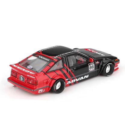 Toyota AE86 Sprinter Trueno "Kaido ADVAN" (Red/Black) | Kaido House x Mini GT 1:64 | Diecast