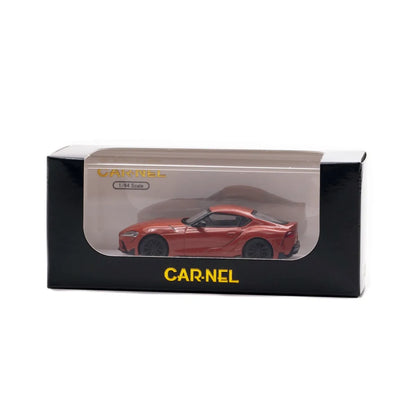 Toyota GR Supra RZ "Plasma Orange 100 Edition" 2023 | Car-NEL 1:64 | Diecast