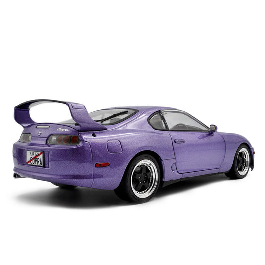 Toyota Supra Mk4 A80 "Solido Works" (Purple) | Solido 1:18 | Diecast