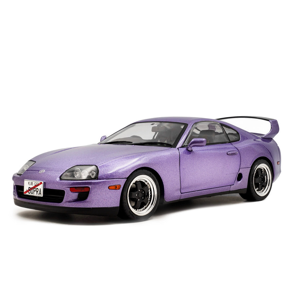 Toyota Supra Mk4 A80 "Solido Works" (Purple) | Solido 1:18 | Diecast