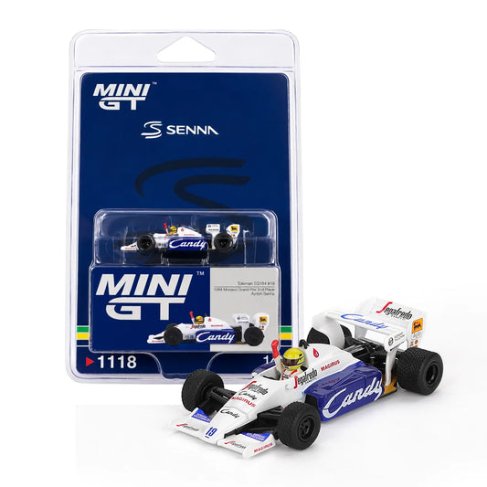 Toleman TG184 #19 Ayrton Senna "Monaco 1984" | Mini GT 1:64 | Diecast
